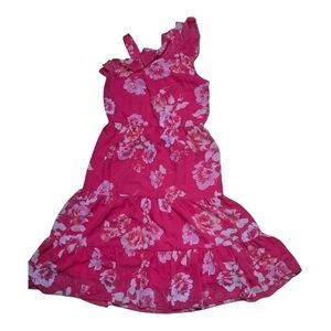 New Floral Pink Girls Dress